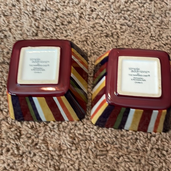 Perfect condition simple additions by pampered chef dip bowls. Set of 2 - Picture 4 of 5